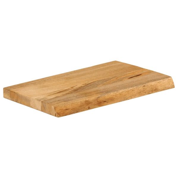 vidaXL Bordplate med naturlig kant 40x20x2,5 cm heltre mango