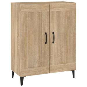 vidaXL Skjenk sonoma eik 69,5x34x90 cm konstruert tre