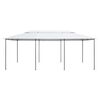 vidaXL Paviljong 600x298x270 cm hvit 180g/m²