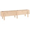 vidaXL H&oslash;ybed for hage 160x30x38 cm heltre furu