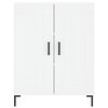 vidaXL Highboard hvit 69,5x34x180 cm konstruert tre