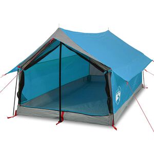 vidaXL Campingtelt 2 personer bl&aring; vanntett