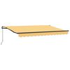 vidaXL Uttrekkbar markise sand 3,5 x 2 m stoff