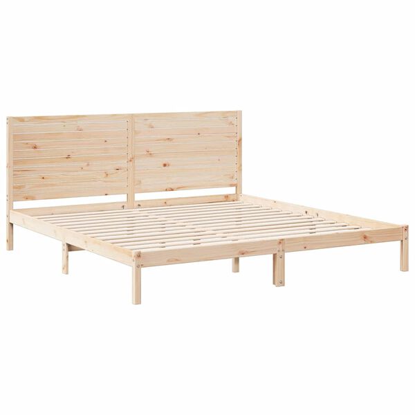 vidaXL Ekstra lang sengeramme uten madrass 180x210 cm heltre