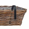 vidaXL Hengende Plantekurv 2 pcs Brun 48 x 22 x 15 cm Lacak Rattan