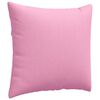 vidaXL Sofaputer 2 pcs Rosa 50 x 50 cm stoff