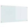 vidaXL Kj&oslash;kkenbenkplate Hvit 120 x 60 cm herdet glass