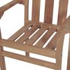 vidaXL Stablebare hagestoler 8 stk heltre teak