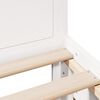 vidaXL Sengeramme uten madrass med hodegavl hvit 90x200 cm heltre furu