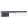 vidaXL Fuglebur Antrasitt 844 x 103 x 142 cm Galvanisert St&aring;l