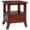 vidaXL Nattbordskap Brun 40 x 40 x 45,5 cm Massiv Mahogni Tre