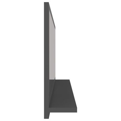vidaXL Baderomsspeil grå 90x10,5x37 cm sponplate