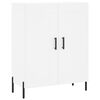 vidaXL Skjenk hvit 69,5x34x90 cm konstruert tre