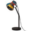 vidaXL Skrivebordslampe 25 W flerfarget 17x17x60 cm E27