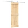 vidaXL Skyved&oslash;r 70 x 210 cm Massiv Furu Tre (Ubehandlet)