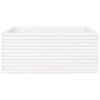 vidaXL Plantekasse hvit 110x110x46 cm heltre furu