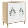 vidaXL Serviesskap HANAU Sonoma 69 x 33 x 75 cm Konstruert tre