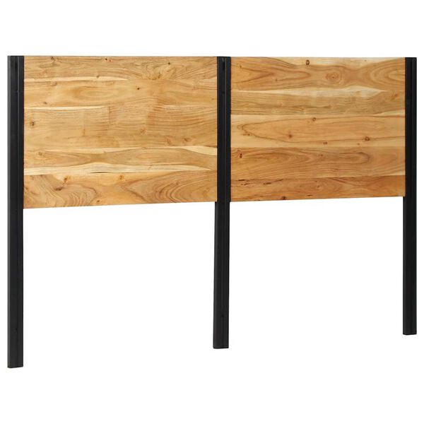 vidaXL sengegavl 160 cm heltre akasie og jern