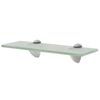 vidaXL Flytende hylle glass 30x10 cm 8 mm