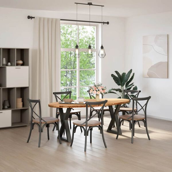 vidaXL Sengeramme uten madrass voksbrun 90x200 cm heltre furu