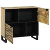 vidaXL Sideboard Brun 80 x 33 x 75 cm heltre mango