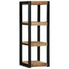 vidaXL Vegghylle 35x35x100 cm grovt heltre mangotre