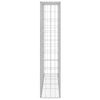 vidaXL Gabion med deksler galvanisert st&aring;l 80x20x100 cm