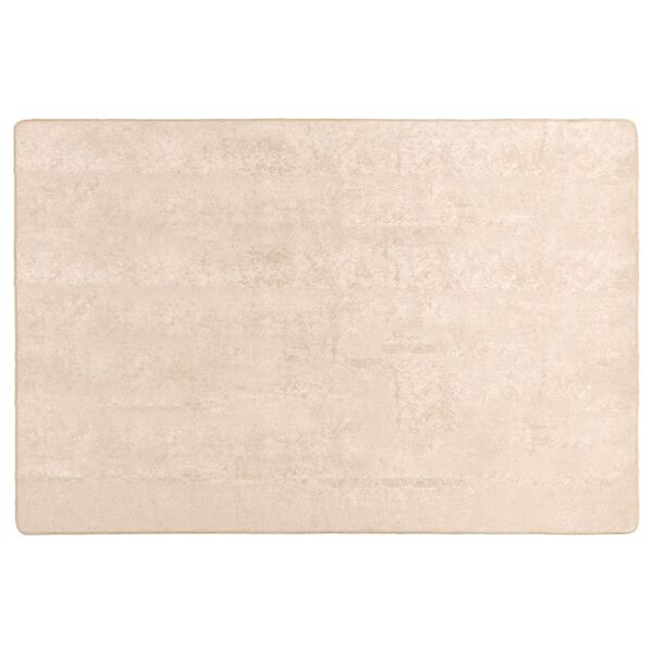 vidaXL Teppe Runner MARSA Krem 170 x 120 cm Polyester og PVC