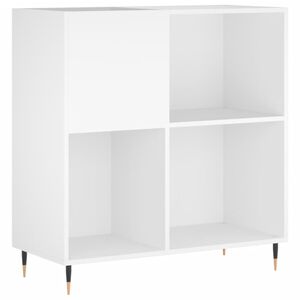 vidaXL Hifi-benk hvit 84,5x38x89 cm konstruert tre