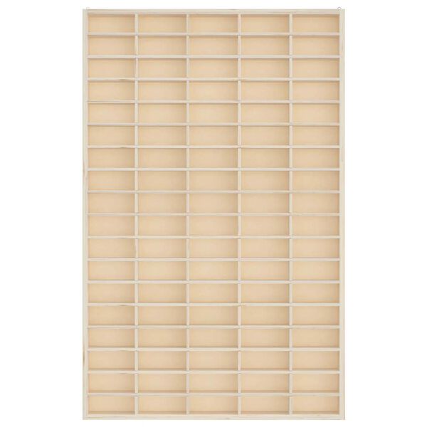 vidaXL Samlerutstillingsskap i tre med 90 rom 50,5x4,5x79cm