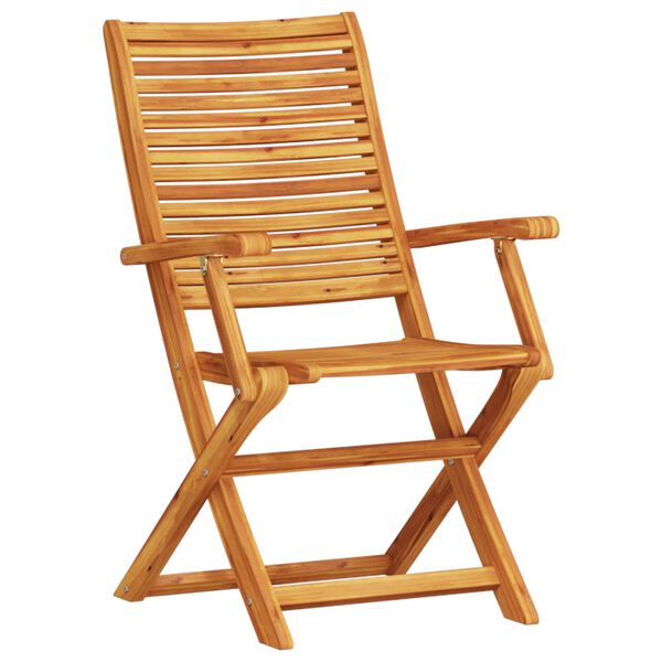 vidaXL Hage Spisegruppe 5 pcs Brun heltre akasie