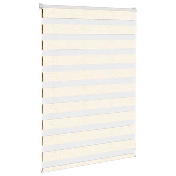 vidaXL Sebragardin marmor beige stoff bredde 95,9 cm polyester