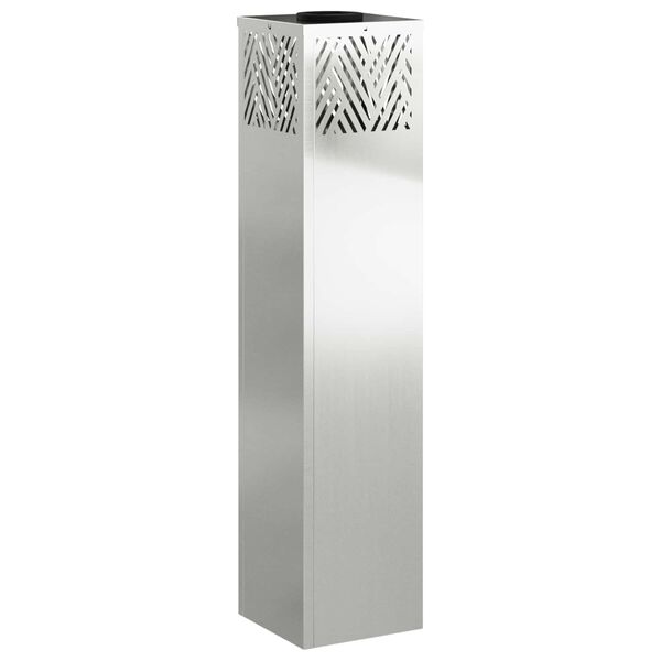 vidaXL Solenergi LED stibelys 2 pcs s&oslash;lv Galvanisert