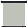 vidaXL Sidemarkise for balkong 170x250 cm grå