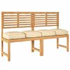 vidaXL Pallepute for sete 4 pcs Beige 40 x 40 x 8 cm Oxford-stoff