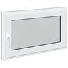 vidaXL Kj&oslash;levindu RISOR 100 x 60 cm PVC og glass Antrasitt