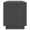 vidaXL TV-benk grå 74x34x40 cm heltre furu