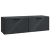 vidaXL Vegghengt TV skap Svart 98 x 31 x 30 cm Konstruert tre