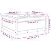 vidaXL Plantekasse honningbrun 82,5x82,5x39 cm heltre furu