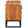 vidaXL TV-skap med skuff Naturlig 110 x 30 x 44 cm Solid akasietre
