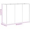 vidaXL Plantekasse rust 120x40x80 cm forvitringsst&aring;l