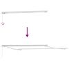 vidaXL Manuell uttrekkbar markise brun 450x300 cm