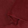 vidaXL Kastepledd 6 pcs Bordeaux R&oslash;d 150 x 200 cm Fleece