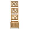 vidaXL Høybed med espalier bambus 40 cm
