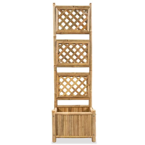 vidaXL Høybed med espalier bambus 40 cm