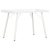 vidaXL Skrivebord hvit 90x50x79 cm