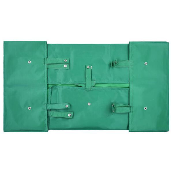 vidaXL Hagevognduk grønn stoff