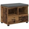 vidaXL Gangbenk Gammelt tre 60 x 38 x 46 cm