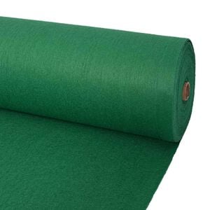 vidaXL Teppe Ensfarget Gr&oslash;nn 1,2 x 12 m Polyester