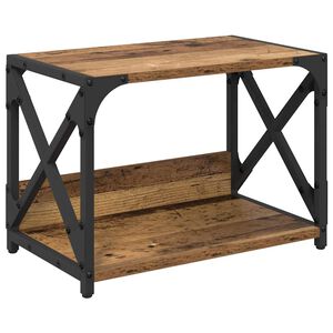 vidaXL Skiverstativ Gamle tre 44 x 26 x 31,5 cm Konstruert tre